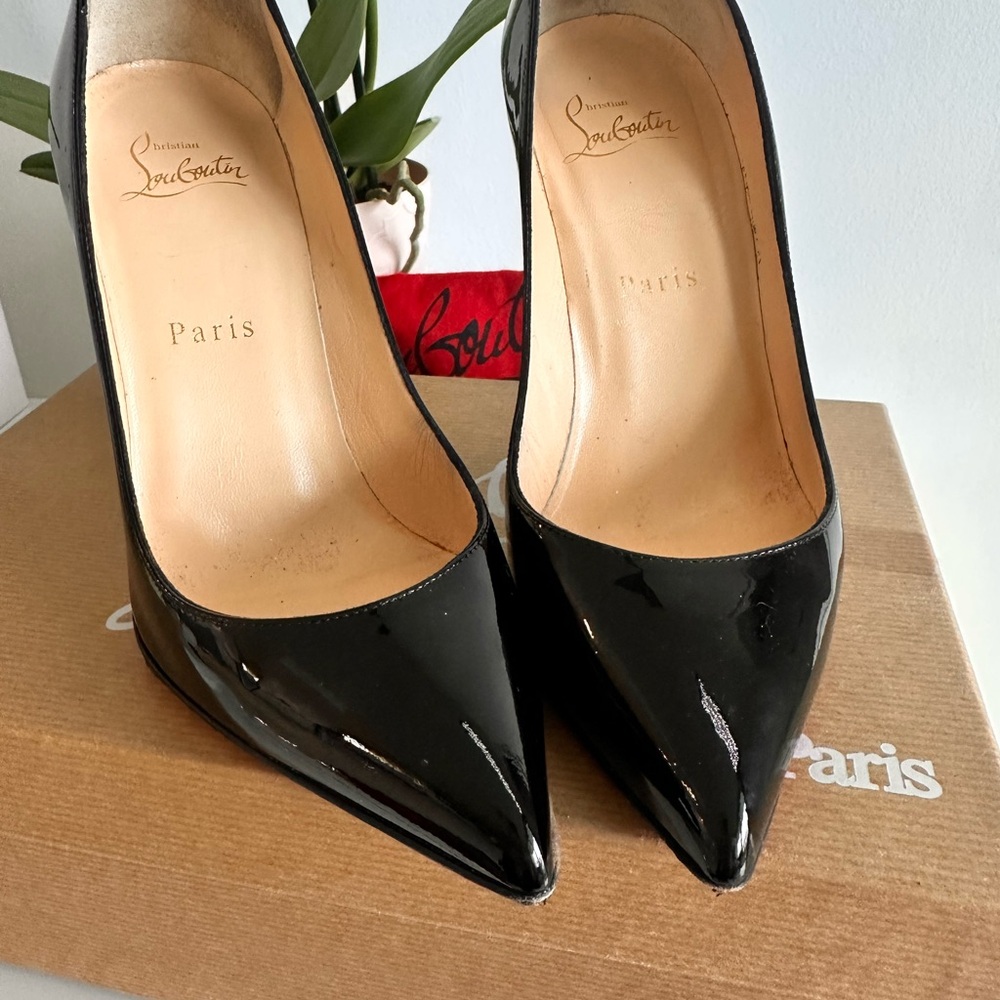 Christian Louboutin Pigalle follies 100ml pumps stilettos classic ones! US 6 - Picture 4 of 11